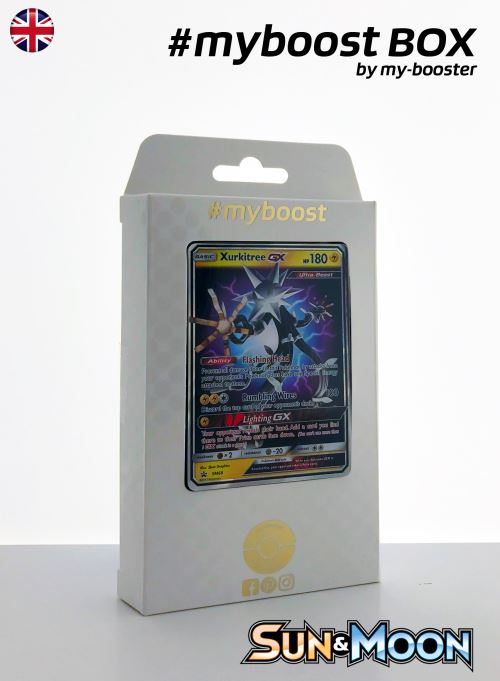 Coffret #myboost XURKITREE GX (Cablifere) SM68 - Sun and Moon 4 Crimson Invasion - 10 cartes Pokemon anglaises