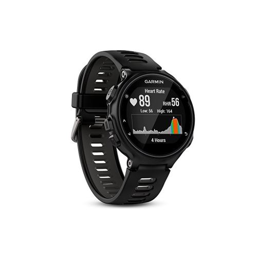 Garmin Forerunner 735XT noire et grise - Montre GPS multisports avec cardio poignet État correct - Garmin reconditionné disponible sur Fnac