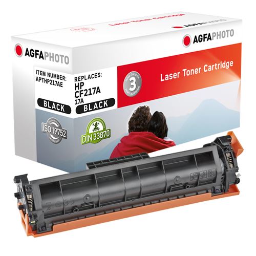 Compatible Avec Hp 17a (cf217a) Agfa Photo Apthp217ae Toner Noir