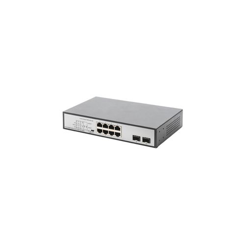 DIGITUS Commutateur 19' Gigabit PoE, 8 ports, Unmanaged