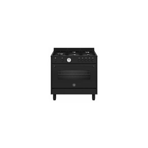 La Germania Americana AMN965ETN24 four et cuisini&egrave;re Electrique Gaz Noir A