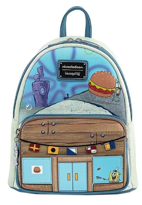 Petit Sac A Dos Loungefly - Bob L Eponge - Krusty Krab