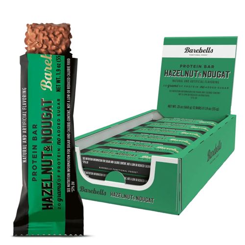 Protein Bar 55g Barebells (lot de 12) Noisette