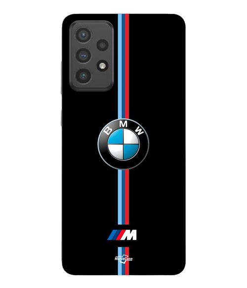 Coque Pour Samsung Galaxy A72 BMW logo couleur M Maniacase