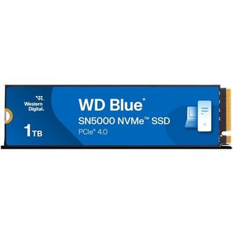 WD Blue SN5000 WDS100T4B0E - SSD - 1 To - interne - M.2 2280 - PCIe 4.0 x4 (NVMe) - 1