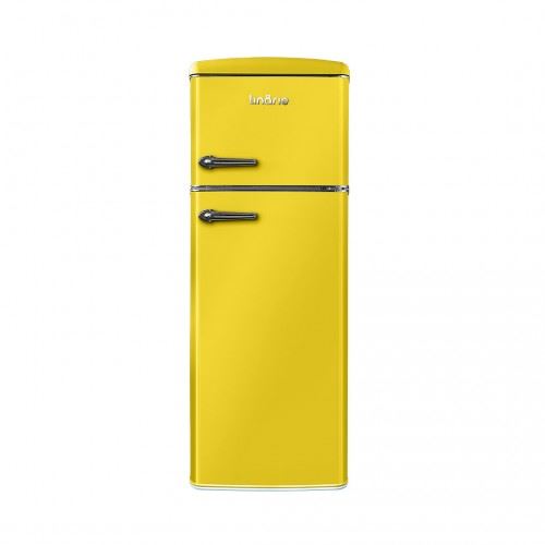 R&eacute;frig&eacute;rateur cong&eacute;lateur retro Arzy LJDD206LEMON 206 Litres Lemon 