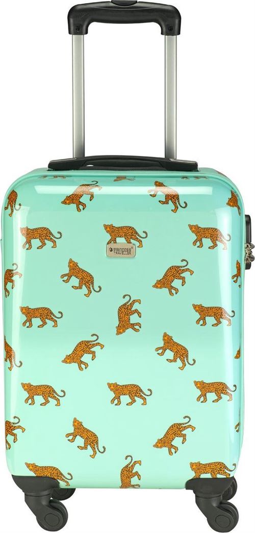 Princess Traveller Trendy Animal - Valise Cabine - Menthe - 30Litres - 55cm