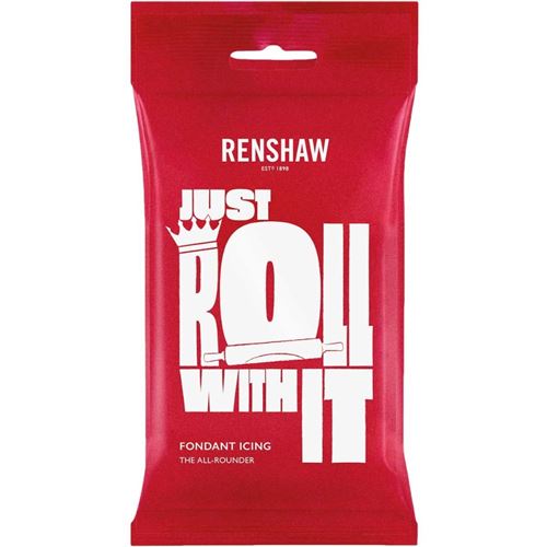 pâte à sucre extra renshaw 250g blanc - R02963
