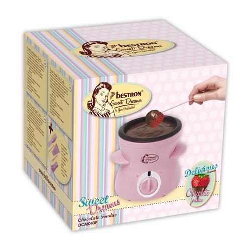 Bestron Sweet Dreams DCM043P - Fondue au chocolat - 0.3 litre - 25 Watt