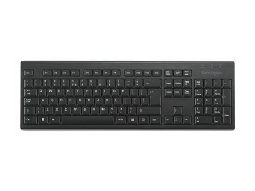Non Communiqué Kensington Kb150 Eq - Clavier - Full Size - Sans Fil - 2.4 Ghz - Qwerty - Pour La Vente Au Détail - Carton Fsc