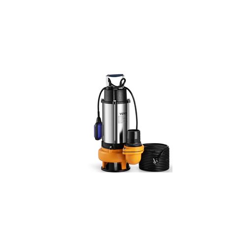 Non Communiqué Vevor Pompe De Relevage Pour Eaux Chargées Pompe D’évacuation Eaux Usées 2200 W