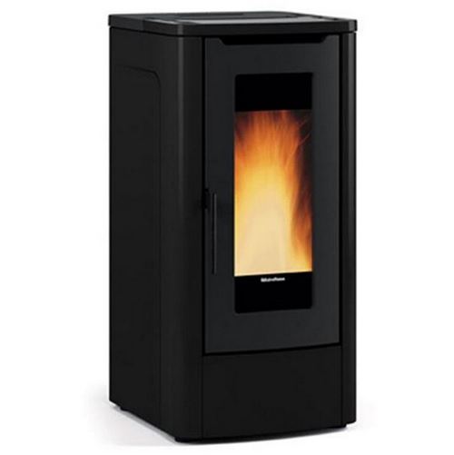 po&ecirc;le &agrave; granul&eacute;s de bois 10kw noir - teoremanoir 
