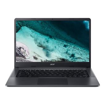 Acer Chromebook 314 C934 - Intel Celeron - N5100 / jusqu'à 2.8 GHz - Chrome OS - UHD Graphics - 8 Go RAM - 64 Go eMMC - 14" IPS 1920 x 1080 (Full HD) - IEEE 802.11b, IEEE 802.11a, IEEE 802.11g, IEEE 802.11n, IEEE 802.11ac, Bluetooth 5.2, IEEE 802.11ax (W