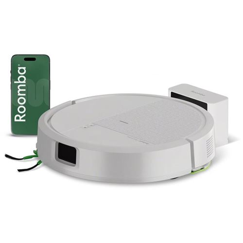 Robot Aspirateur Laveur Irobot Roomba Combo 115 Blanc Lidar 15 000 Pa