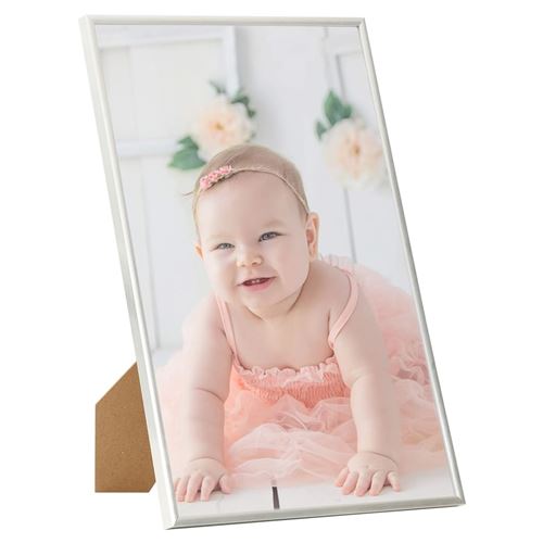 vidaXL Collage de cadres photo 3 pcs de mur table Argenté 29,7x42 cm