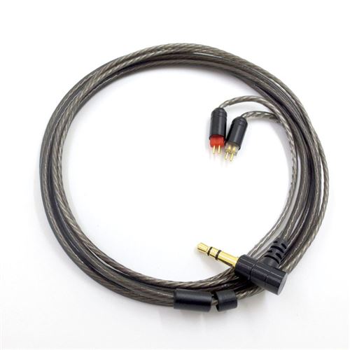 Câble 2Pin 0.78 audio pour écouteurs Noir