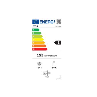 Réfrigérateur 1 porte 164l blanc Fagor FSP170EW