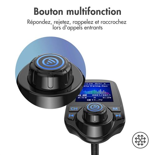 GOgroove Kit de Voiture Transmetteur FM Bluetooth Adaptateur Radio