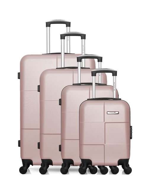 Blue Star - Set de 4 Valises Miami-M - 75 cm - Rose - Image 3