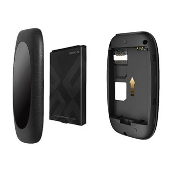 Routeur Wi-Fi mobile TP-Link M7010 V1 4G LTE Noir et Gris - 1