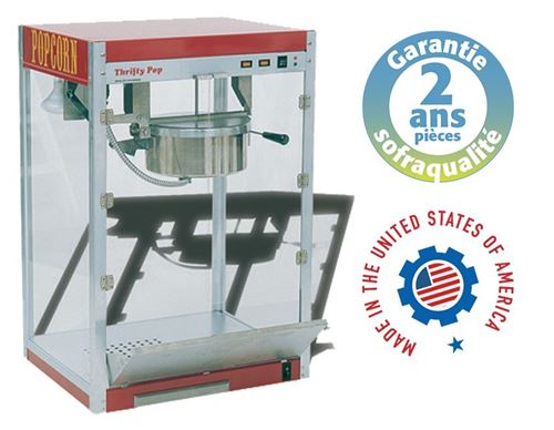  Machine &agrave; Pop Corn Professionnelle   THRIFTY POP 8   Sofraca 