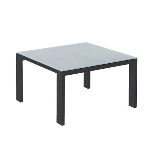 Table Basse Thais 70 x 70 x 41 cm Graphite Aluminium