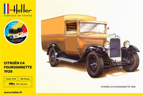 Starter Kit Citroen C4 Fourgonnette 1926 - 1:24e - Heller