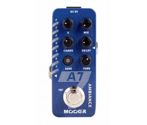 Mooer A7 AMBIANCE - Pédale reverb - Bleu