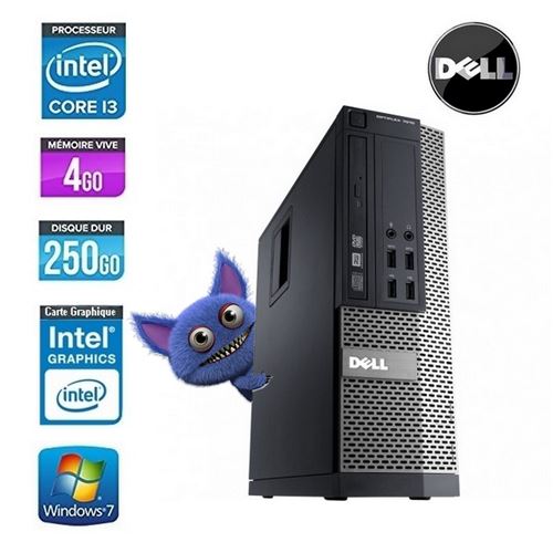 PC dell optiplex 7010 sff core i3 2120 3.3ghz 4go 250go
