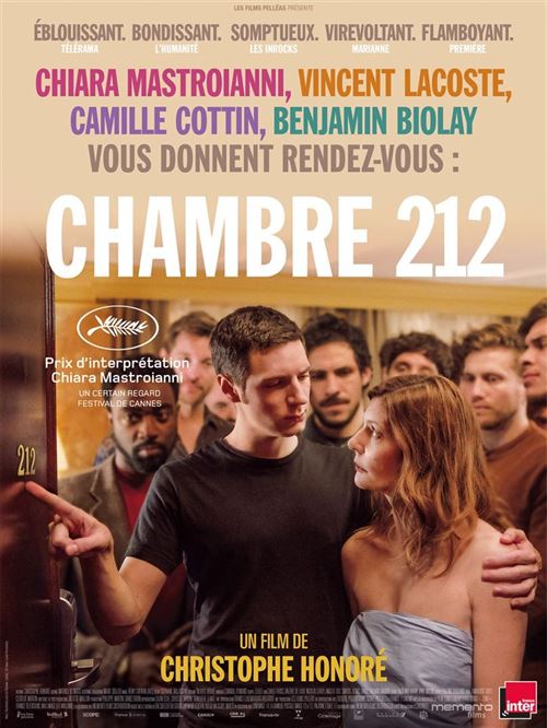 Chambre 212 - 2019 - Chiara Mastroianni, Camille Cottin - 116x158cm - Affiche de cinéma originale pliée