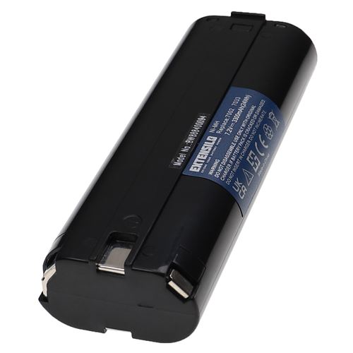 EXTENSILO Batterie remplacement pour Makita 191679-9, 192532-2, 192695-4,  632002-4, 632003-2, 7000, 7002 pour outil électrique (3300 mAh, NiMH, 7,2  V) - Chargeurs batteries et socles - Achat & prix
