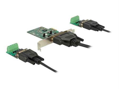 Non Communiqué Delock Pci Express Card > 2 X Serial Rs-422/485 - Adaptateur Série - Pcie 2.0 - Rs-422/485