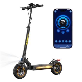 Trottinette Électrique Pliable 10'' AGILERIDE AS-S3-Moteur 800W-Batterie 48V 10Ah-30-40km-4 Vitesses-120KG-Noir - 1