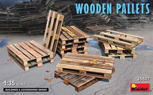 Wooden Pallets - 1:35e - Miniart