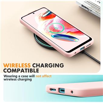 Coque Silicone Rose Little Boutik Pour Xiaomi Redmi Note 12 5G - Protection Française