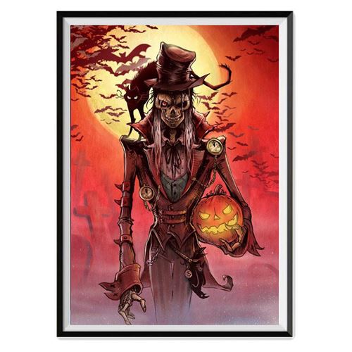 Peinture au diamant DIY 5D ZY78 - Halloween (30x40CM)