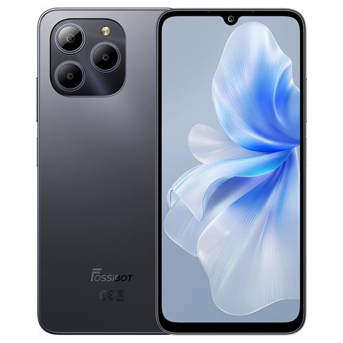 Smartphone 4G FOSSiBOT S2 Android 14 débloqué 8 Go de RAM, 256 Go de ROM Écran Full HD de 6,72 pouces Batterie de 5000 mAh Couleur terne