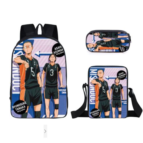 Set de 3 pièces Sacs à Dos Haikyuu Multicolor 004