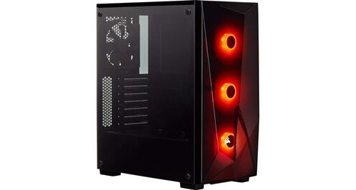 Boîtier PC Corsair spec-delta, série carbide, rgb en verre trempé  moyen-tour boîtier gaming - noir