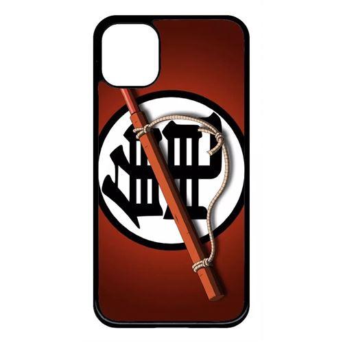 Coque My-Kase pour iPhone 11 - dragon ball kanji - Plastique Noir