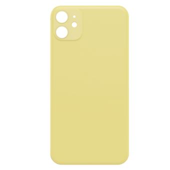 Cache Batterie de Remplacement pour iPhone 11 avec Adhésif Préinstallé Clappio Jaune - 1