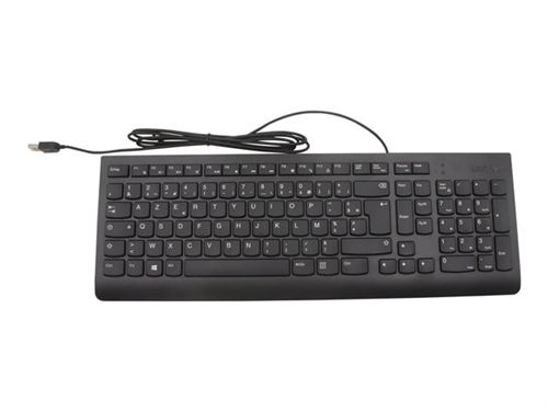 Lenovo Calliope - Clavier - USB - AZERTY - Français - noir - FRU - pour IdeaCentre AIO 3 22; 3 24; Legion T5 26; T7 34; ThinkCentre M75q Gen 2; M75s Gen 2