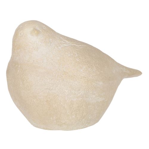 Non Communiqué Beige Statuette Déco "Oiseau À Poser" 39Cm