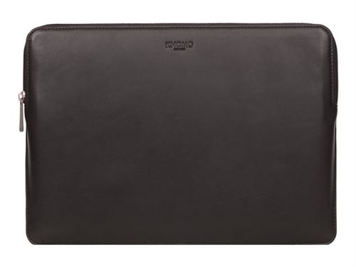 Knomo - barbican - housse de protection en cuir - ordinateurs 13 - noir