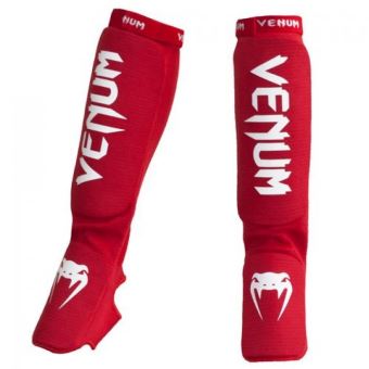 Protège-tibias Venum Kontact Sans Pied – Muay Thai, Kickboxing, MMA, Coton Lavable 30°