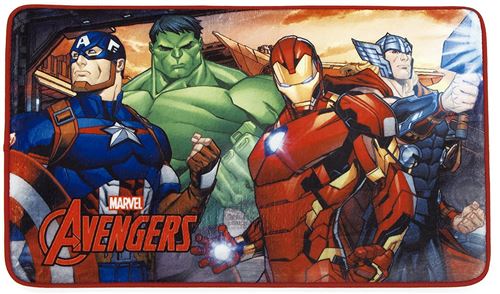 MARVEL Tapis de Sol Avengers Pour Enfant - 45x75 cm