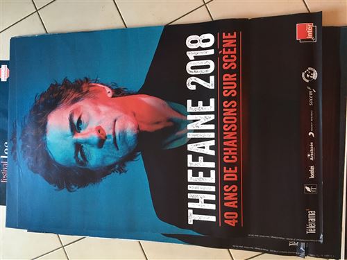 Thiefaine - 40 ans de chansons sur scène - AFFICHE