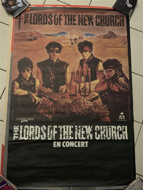 The Lords of the New Church - En Concert - French PROMOTIONAL - 80x120cm - Affiche