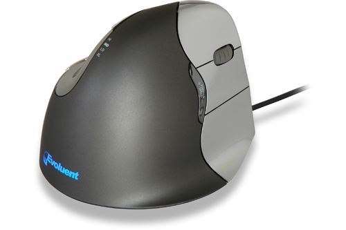Generique Bakker Elkhuizen Evoluent Vertical Mouse 4 - Souris Verticale - Pour Droitiers - Optique - 6 Boutons - Filaire - Usb - Image 3