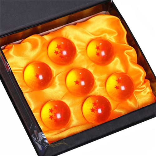 7 pièces Figurines Dragon Bazll Z 7 étoiles boule de cristal 3.5 cm